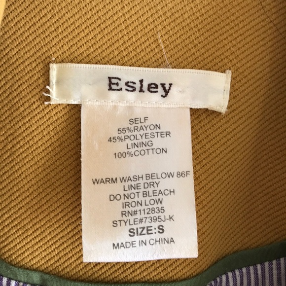 Yellow Blazer - Picture 4 of 5